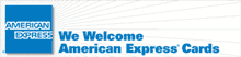We Accept American Express