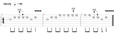 blues guitar tab
