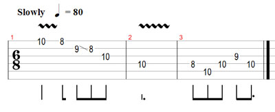 slide guitar tabs