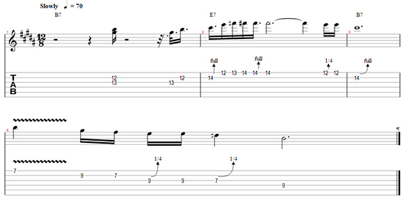 free blues guitar tab