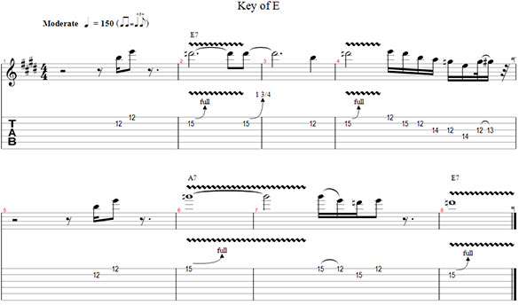 free blues guitar tab