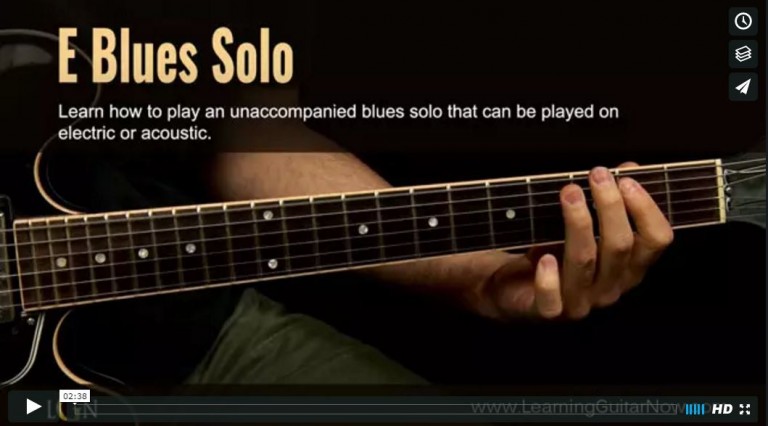 New Course Available – Unaccompanied Blues Solo