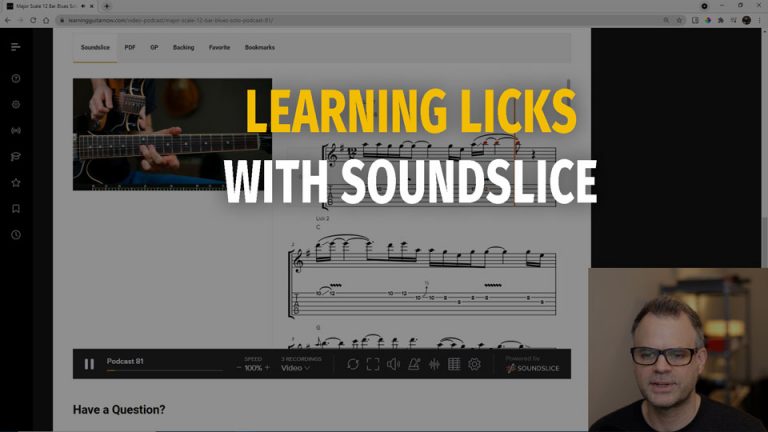 Learning Licks with Soundslice