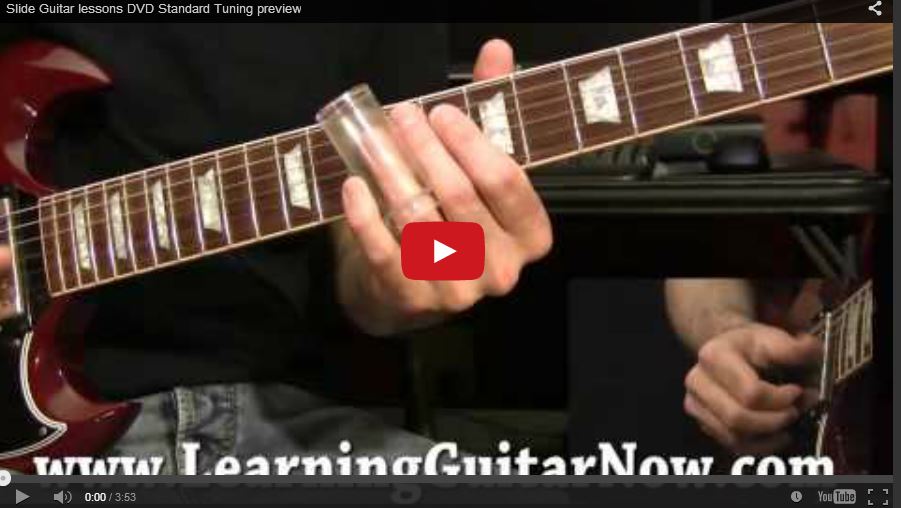 Standard Tuning Slide Guitar Lick