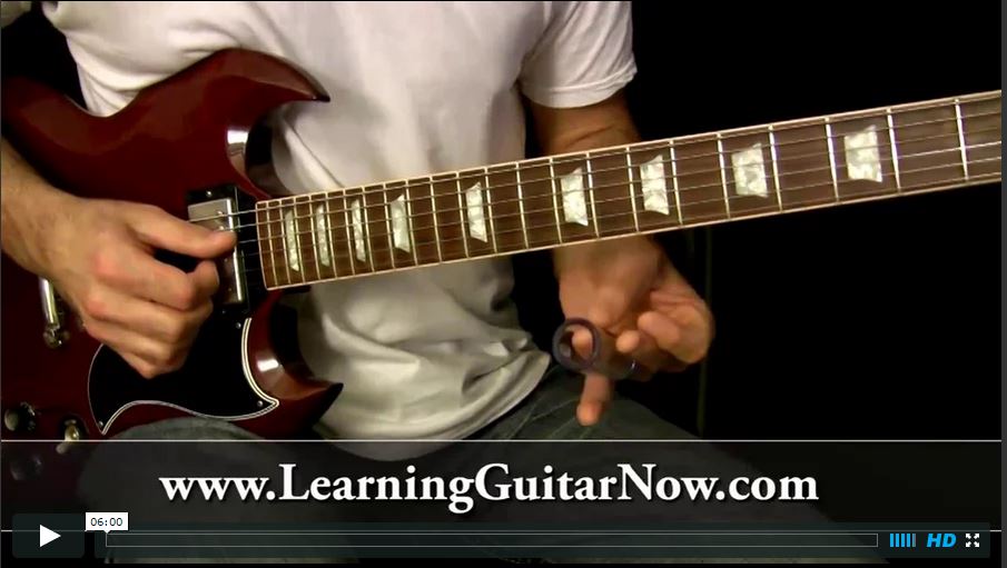 Video Podcast 46: Standard Tuning Slide Guitar Lesson