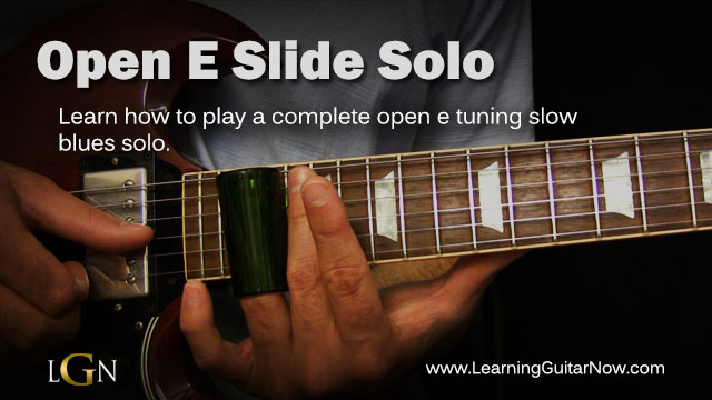 Slide in Open E Solo