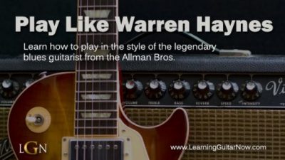 Play Like Warren Haynes
