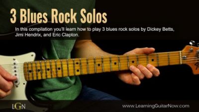 Three Blues Rock Solos