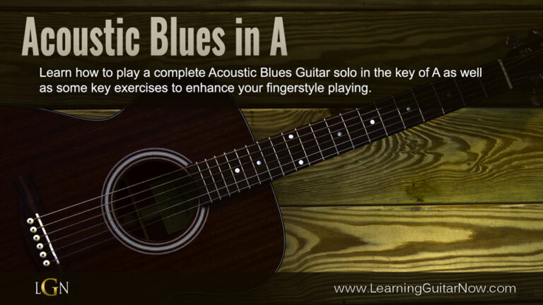 Acoustic Blues Guitar Lesson
