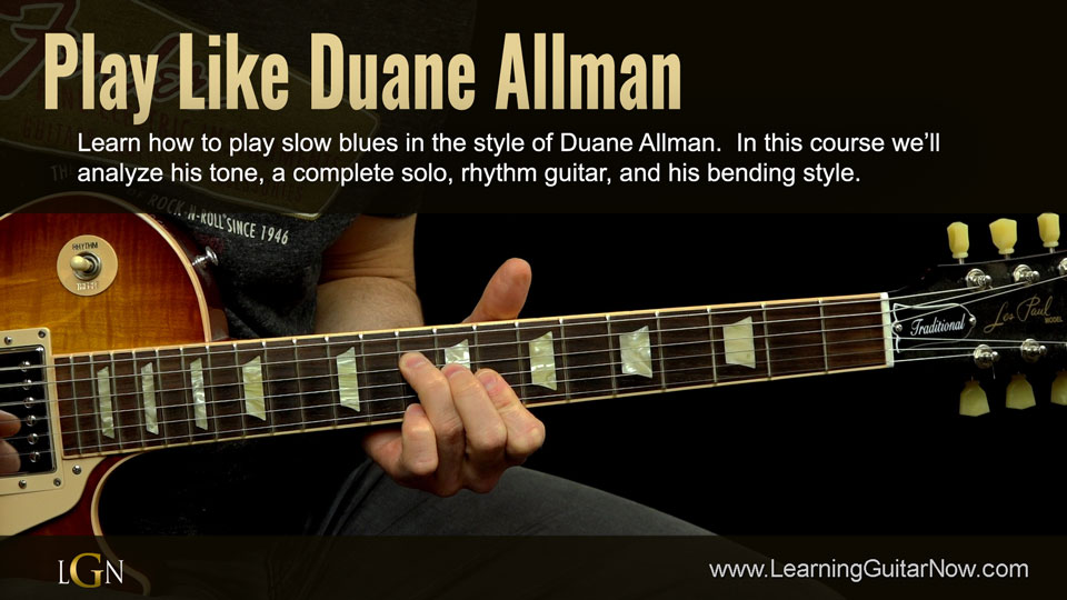 Play Like Duane Allman