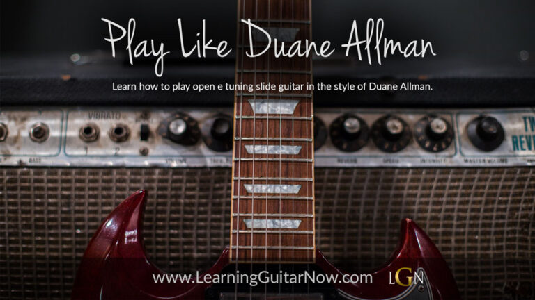 Statesboro Blues Slide Guitar Lesson