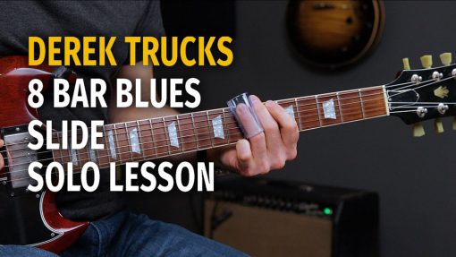 Derek Trucks Style 8 Bar Blues Slide Solo - Podcast 57