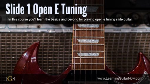 Slide Method 1 Open E Tuning