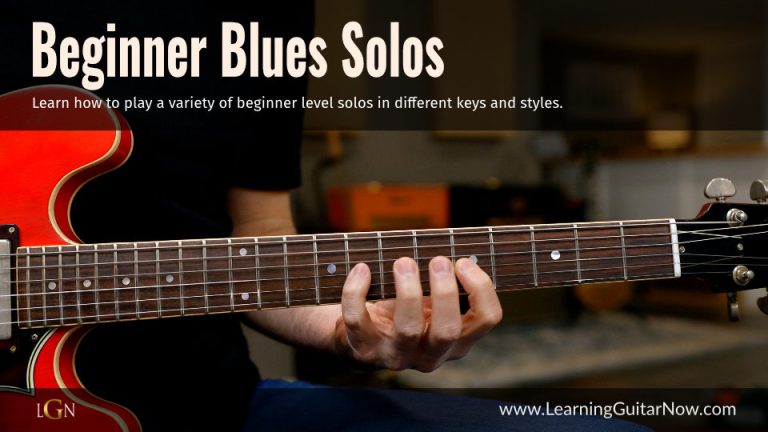 Beginner Slow Blues in C