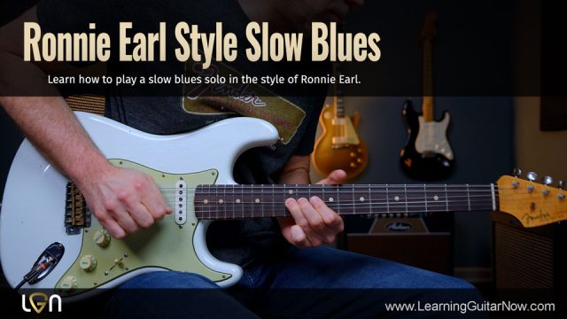 Ronnie Earl Style Slow Blues